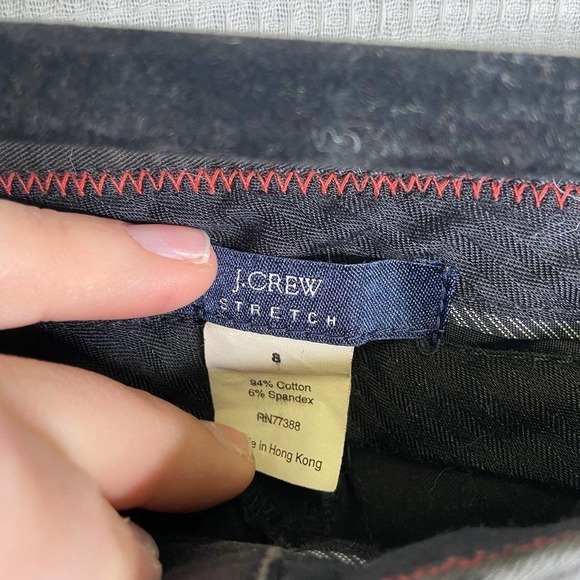 J.Crew | Black Pants Womans Size 8‎ stretch - Picture 5 of 5